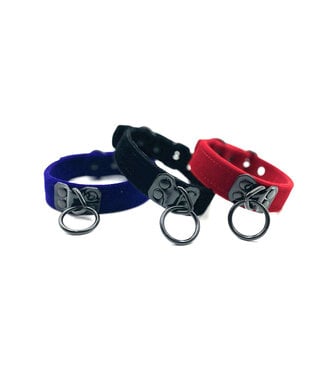 KOOKIE INT'L Velvet Collar with Black Hardware