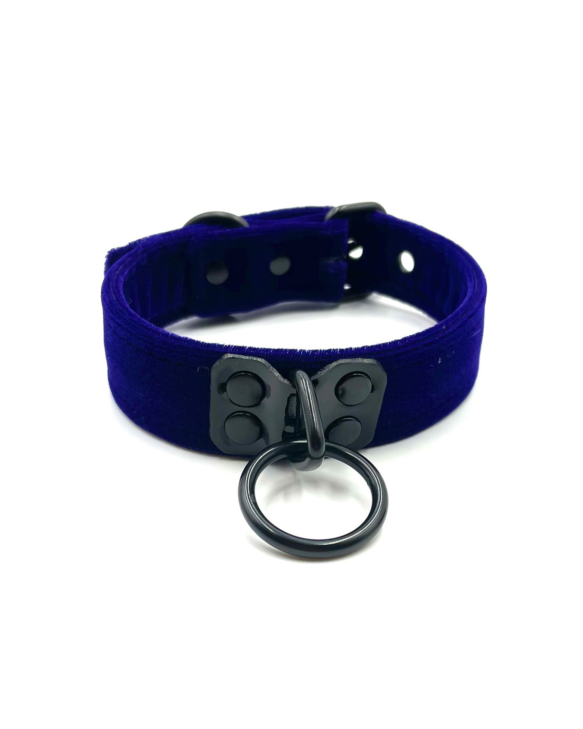 Volality Collars Velvet Collar with Black Hardware | KOOKIE INT'L | BDSM Collars - Bondesque