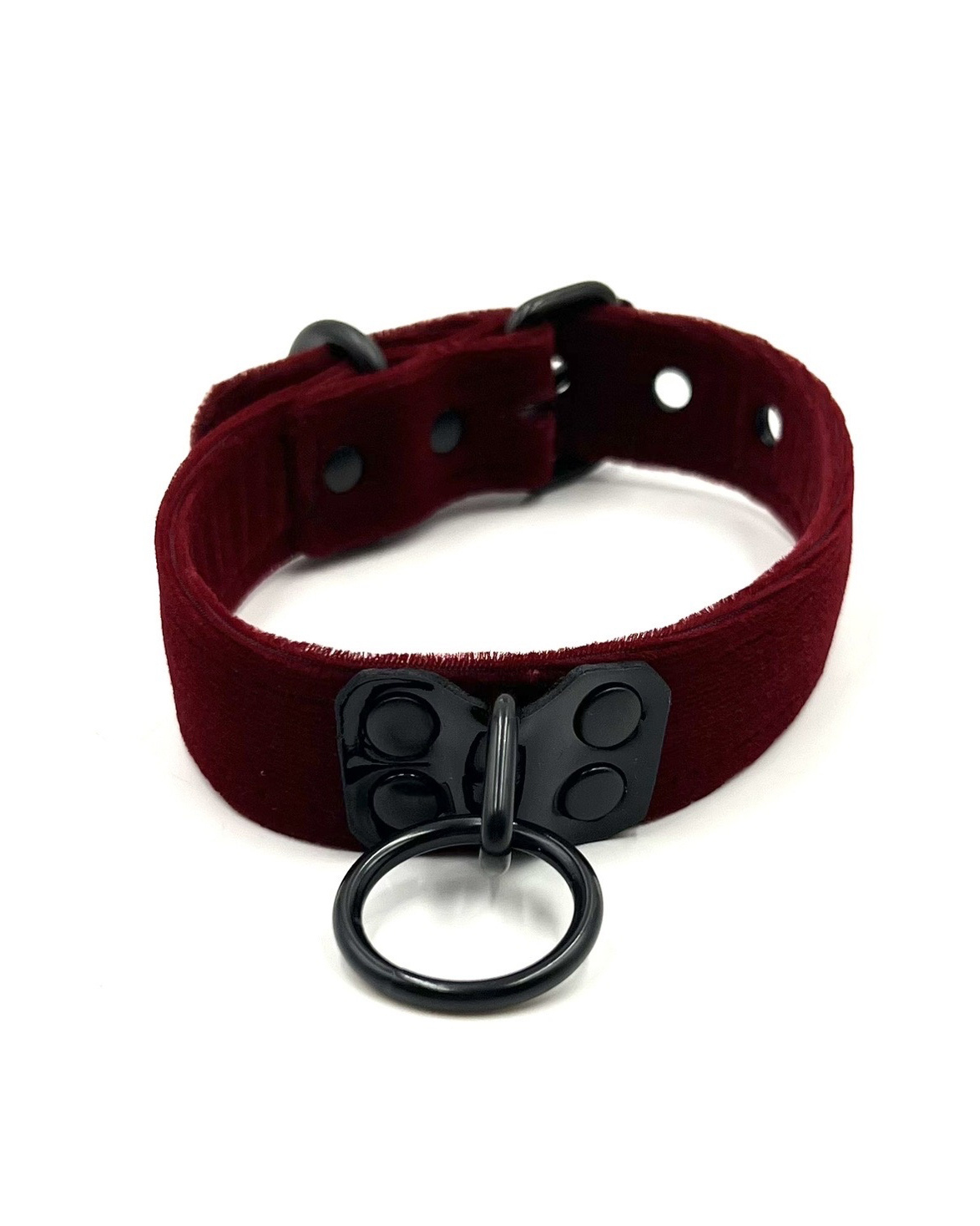 Volality Collars Velvet Collar with Black Hardware | KOOKIE INT'L | BDSM Collars - Bondesque