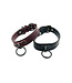 Leather Collar With Black Hardware