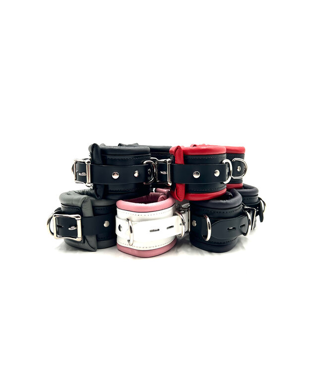 Padded Ankle Cuffs Leather