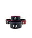 KOOKIE INT'L Piping & fleece lining Bondage collar