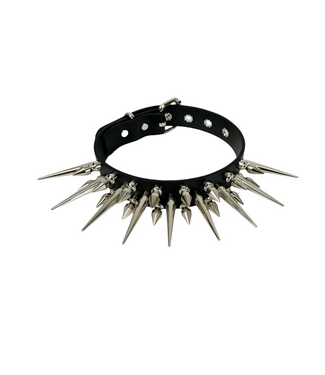 Funk Plus Heavy Goth Three row spiked Choker Funk Plus Heavy Goth Three row spiked Choker