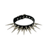 Heavy Goth Three row spiked Choker