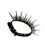 Heavy Goth Three row spiked Choker