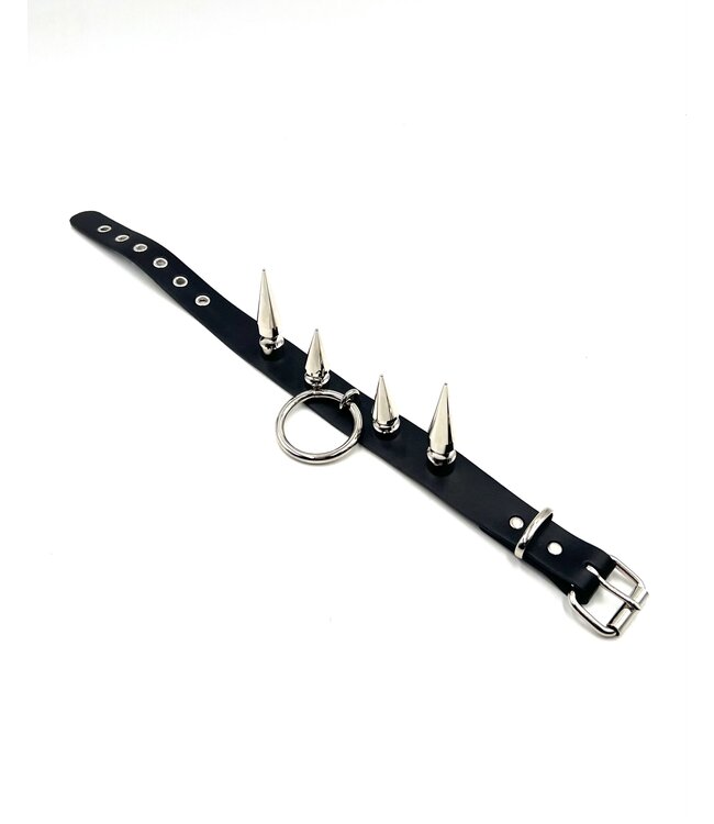 Extra Long Spike Choker with D-Ring