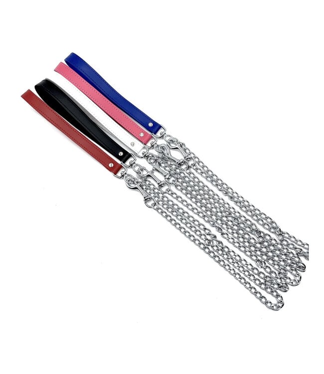 Leather Swivel Leash in Matte Colors