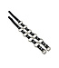 KOOKIE INT'L Bondage leather collar with rings