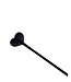 Heart Shape Leather Riding Crop