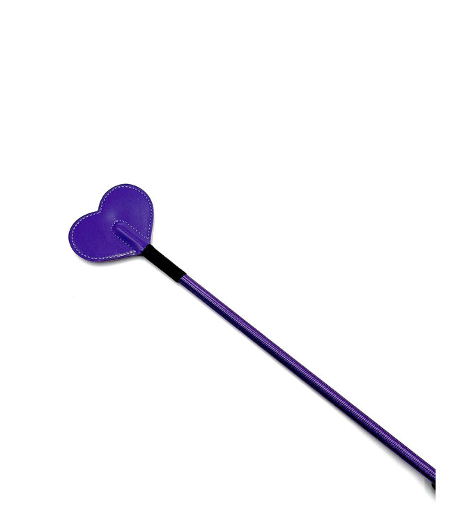 Heart Shape Leather Riding Crop