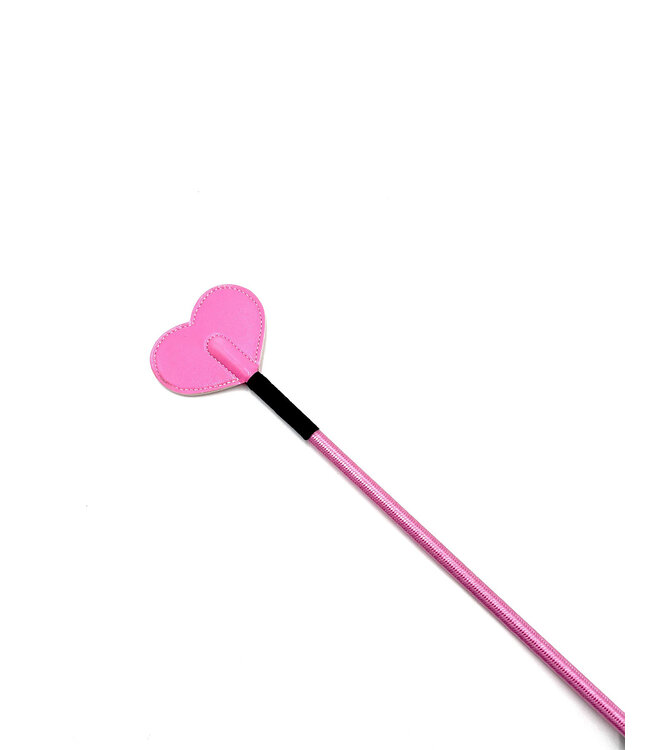Heart Shape Leather Riding Crop