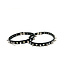 Axovus LLC Leather Rhinestone and Spike Choker