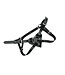 Gender-Neutral Leather Heart Strap On Harness