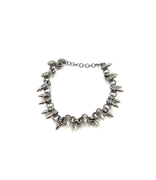 Spiked Chain Chainmaille Choker