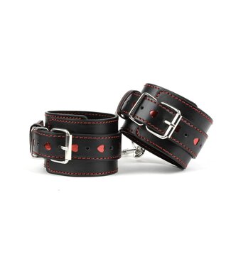 Kulla Ankle restraints with red hearts Kulla Ankle restraints with red hearts