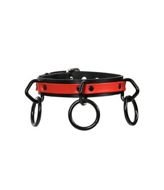 Funk Plus Bondage collar with black loops