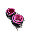 Locking Satin Lined Leather Ankle Bondage Cuffs