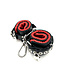 Locking Satin Lined Leather Bondage Wrist Cuffs