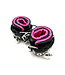 Locking Satin Lined Leather Bondage Wrist Cuffs
