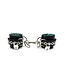 Locking Satin Lined Leather Bondage Wrist Cuffs