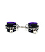 Locking Satin Lined Leather Bondage Wrist Cuffs