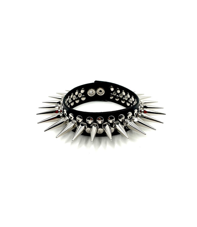 Choker Full Metal Punk Spikes
