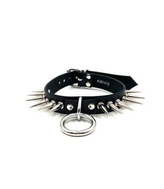 Axovus LLC Spike Sub Leather Bondage Collar