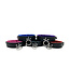 Locking Black Satin Padded Collar