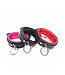 Locking Black Satin Padded Collar