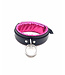 Locking Black Satin Padded Collar