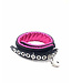 Locking Black Satin Padded Collar