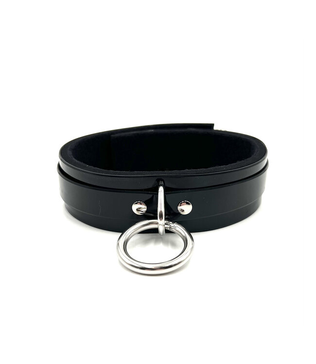 Lined PVC Bondage Collar | BDSM Gear