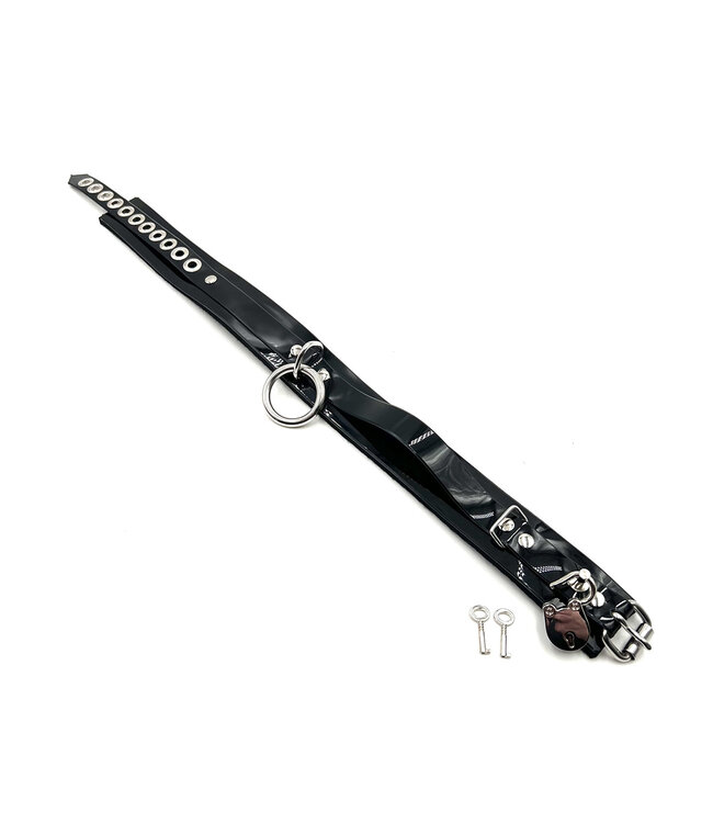 Lined PVC Bondage Collar | BDSM Gear