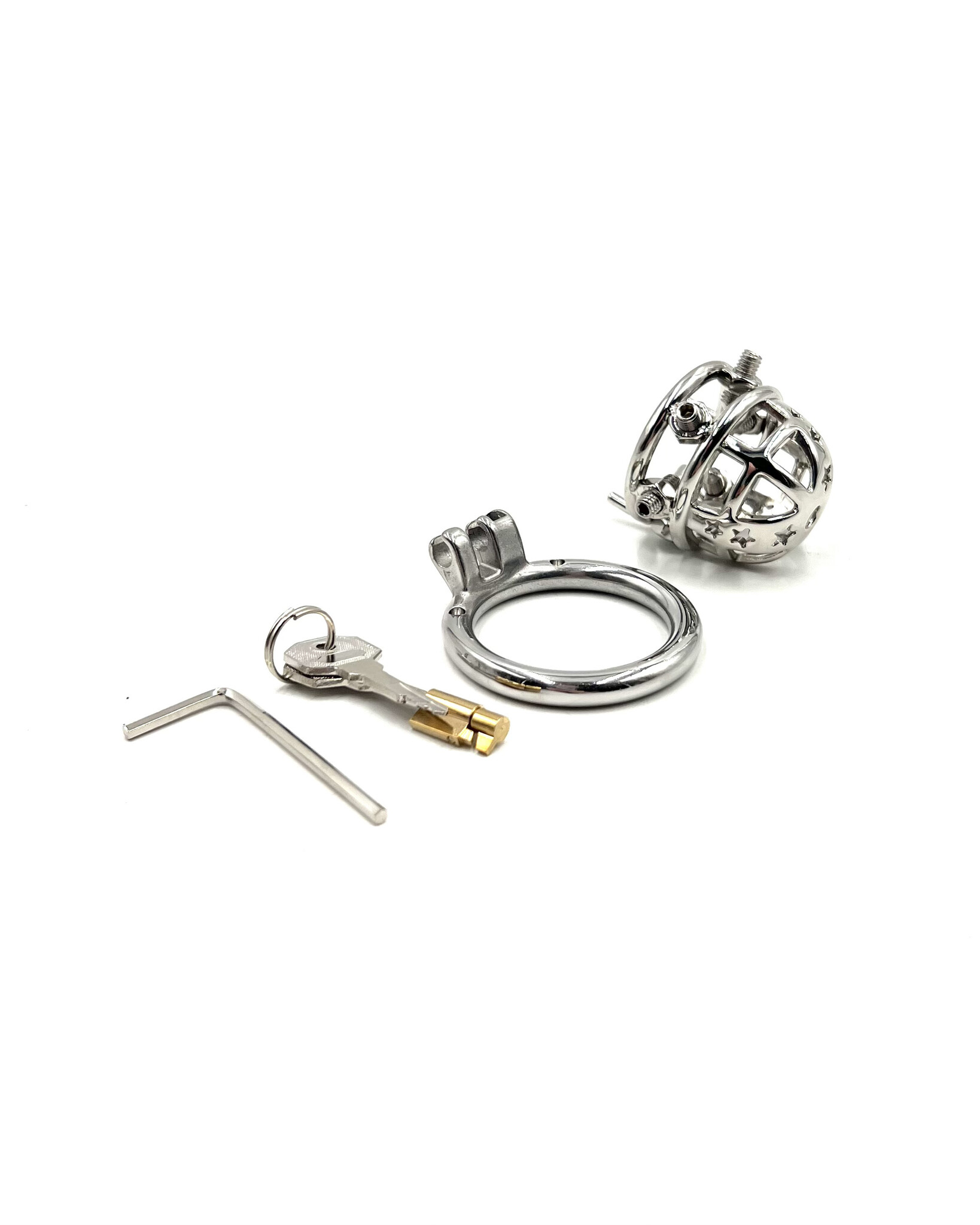 Weeny Star Chastity with Adjustable Screws - Bondesque
