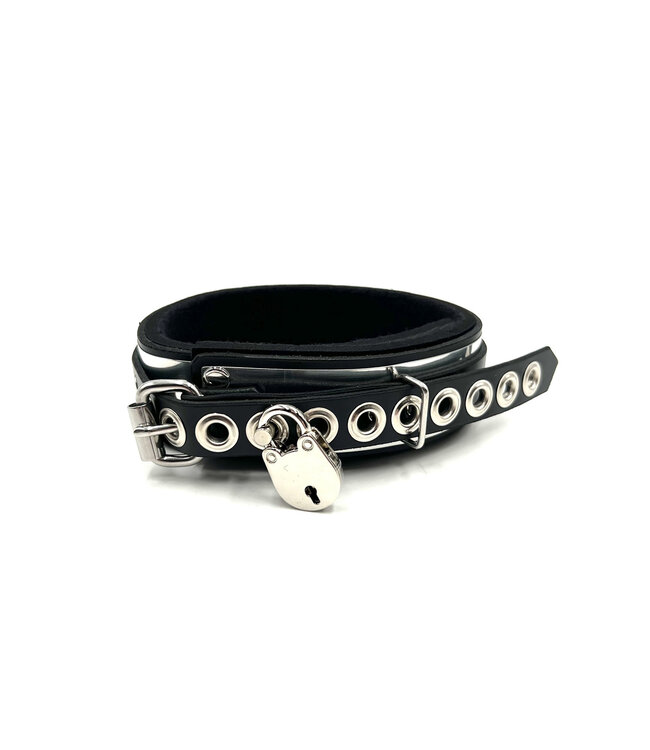 Metalband Locking Padded Sub Collar | BDSM Gear