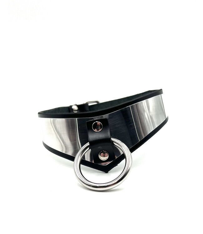 Metal Band Formal Bondage Collar