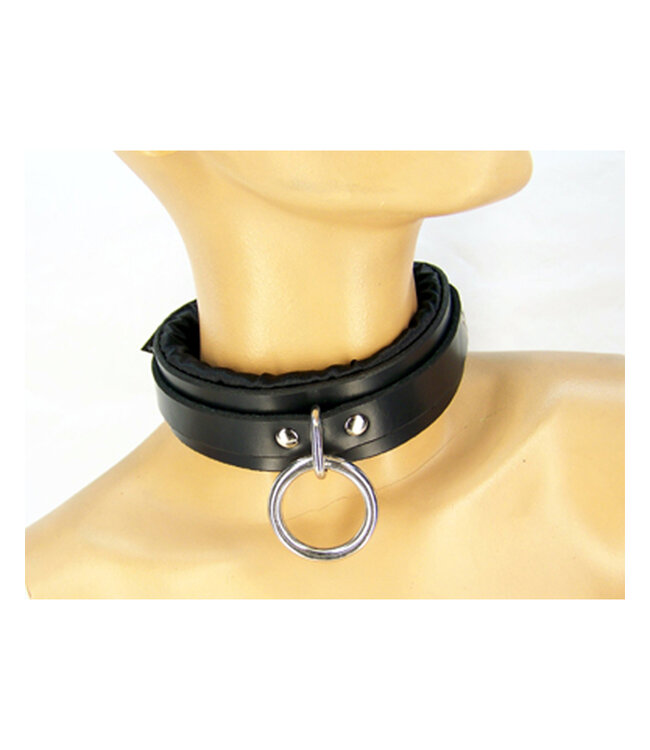 Black Satin Lined Sub Collar