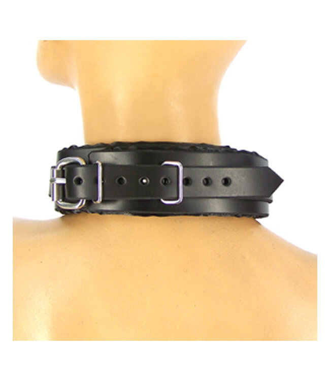 Black Satin Lined Sub Collar