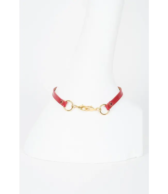 Red Hot Skinny  Collar | Glamour Kink