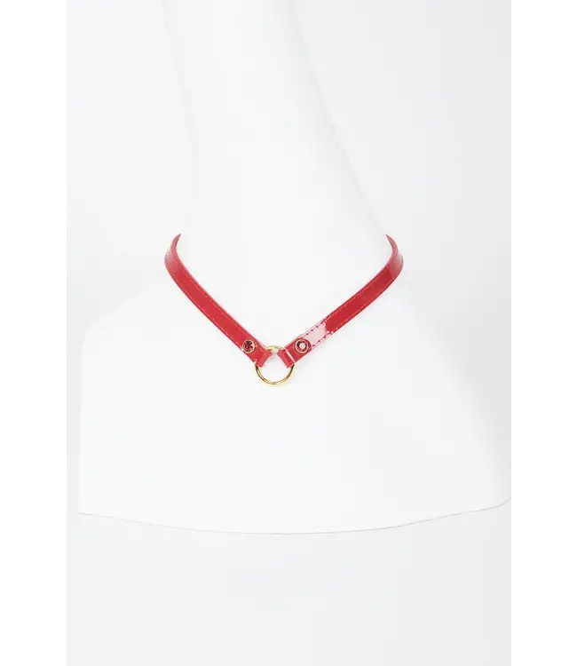 Red Hot Skinny  Collar | Glamour Kink