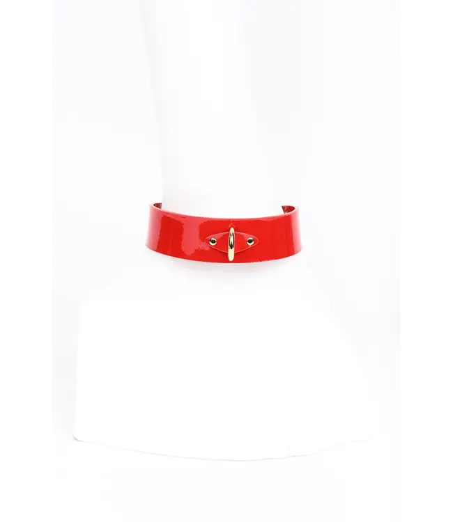 Roja Leather Collar | Glamour Kink