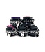 Axovus LLC Locking Satin Lined Leather Ankle Bondage Cuffs