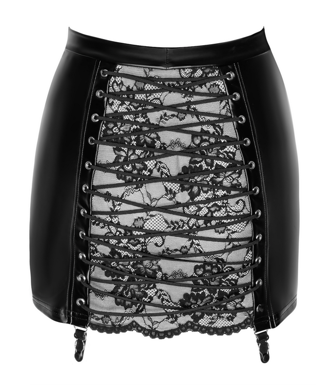 Corset Mini Skirt with Lace | Fetish Fashion