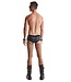 Men's Fetish black shorts with zipper