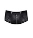 Men's Fetish black shorts with zipper