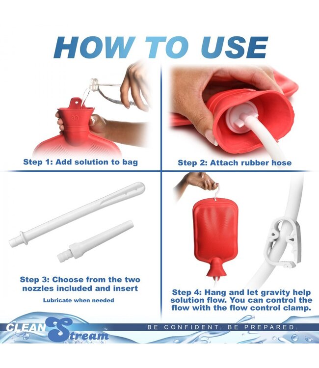 Clean Stream Bag System Enema | Cleansing Kit