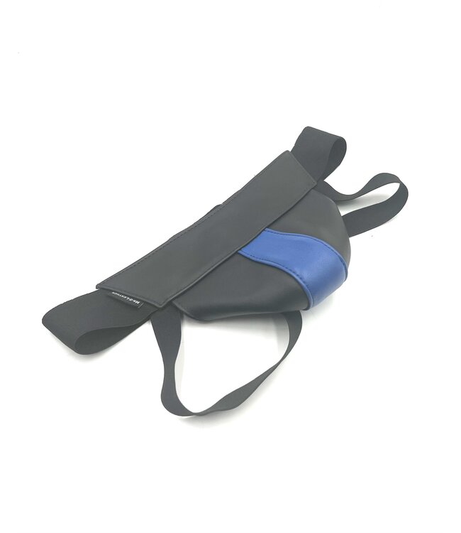 Center Stripe Leather Jockstrap