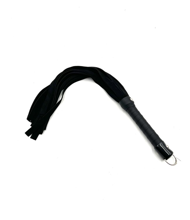 Suede Flogger with Black Handle