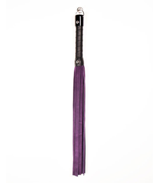 Suede Flogger with Black Handle