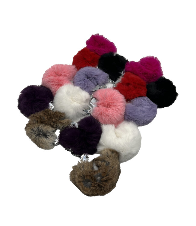 Rabbit Fur Handcuffs | BDSM Cuffs
